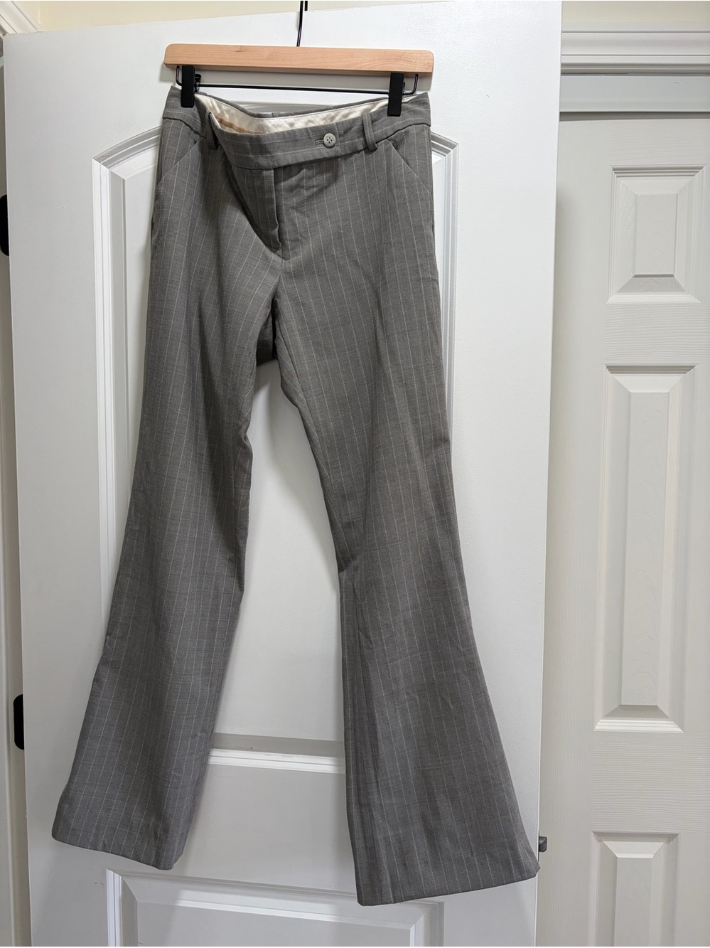 The Limited Gray Pinstripe Bootcut Dress Pants - Size 8
